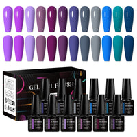 12Pcs Macaron Gel Nail Polish - UV Soak Off Kit nail kits Luxurious Weddings