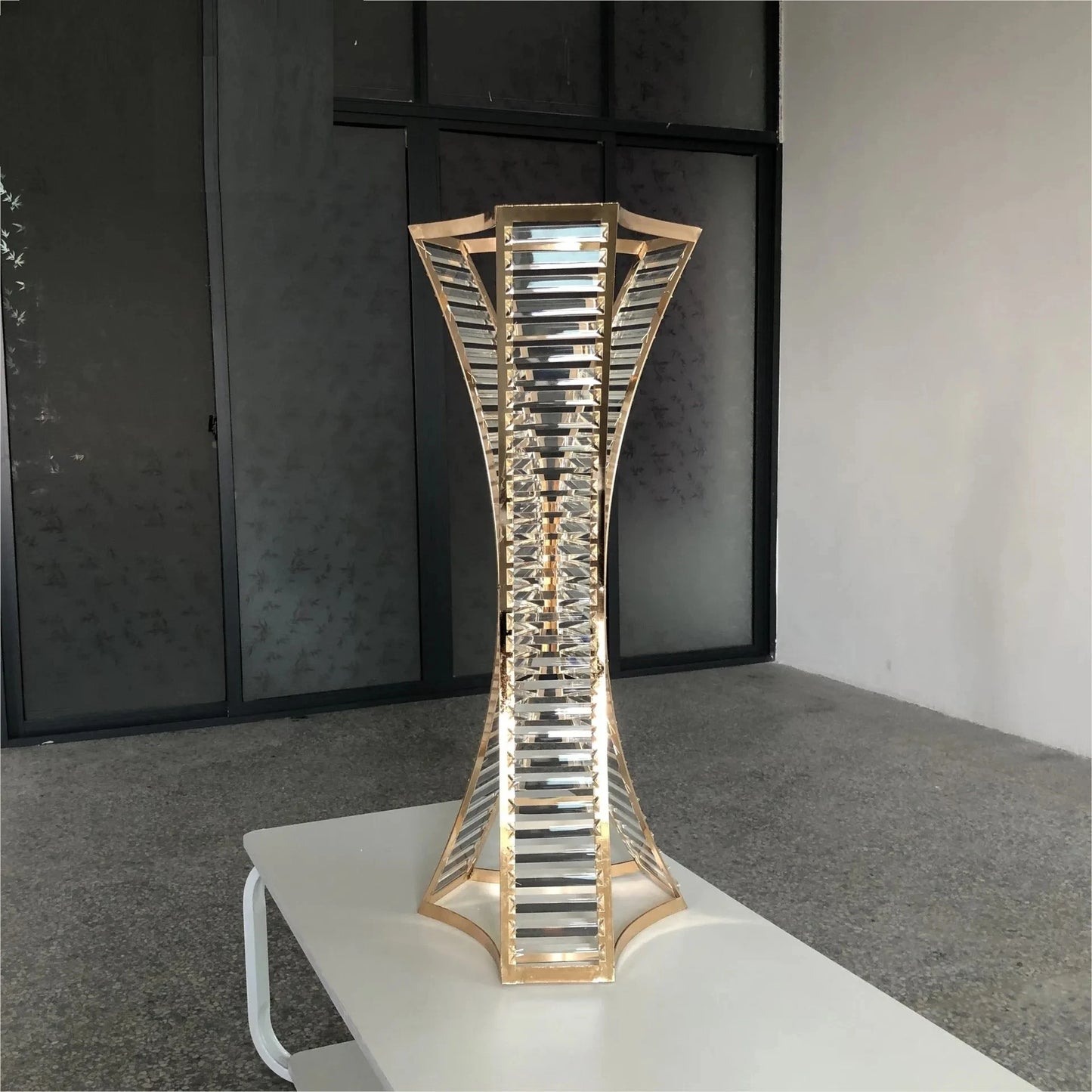 Wedding Centerpieces - Customizable Set of 5 Pieces - 80cm Height - Crystal Design Centerpieces Luxurious Weddings