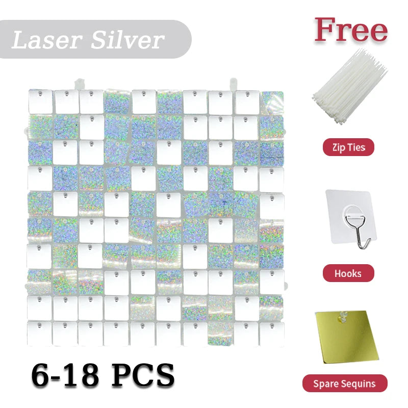 Golden Sequin Panels Backdrops Photography Backgrounds Luxurious Weddings