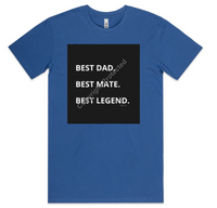 Best Dad , Best Mate T-shirt | Colour (Copy) T-Shirts Luxurious Weddings