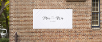 Mrs & Mrs Wedding Banner 01