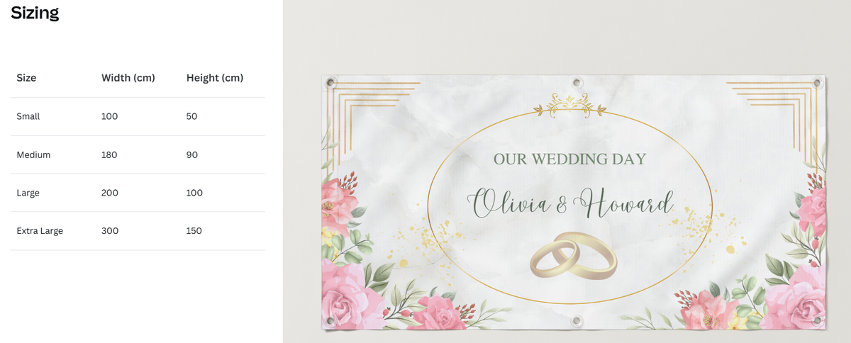 Wedding Banners #1126 Banners Luxurious Weddings