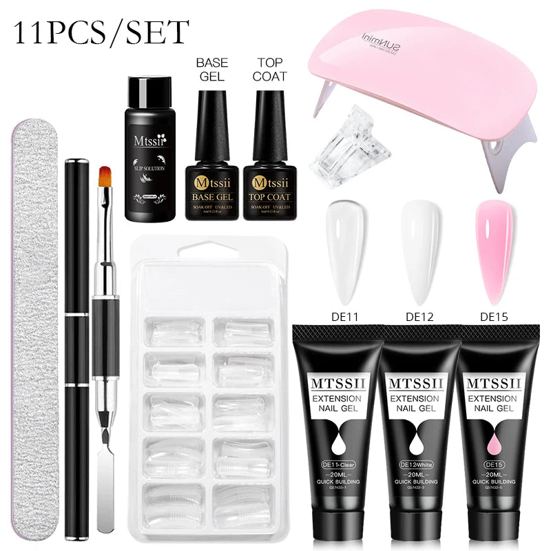 20m Premium Nail Extension Gel Set nail kits Luxurious Weddings