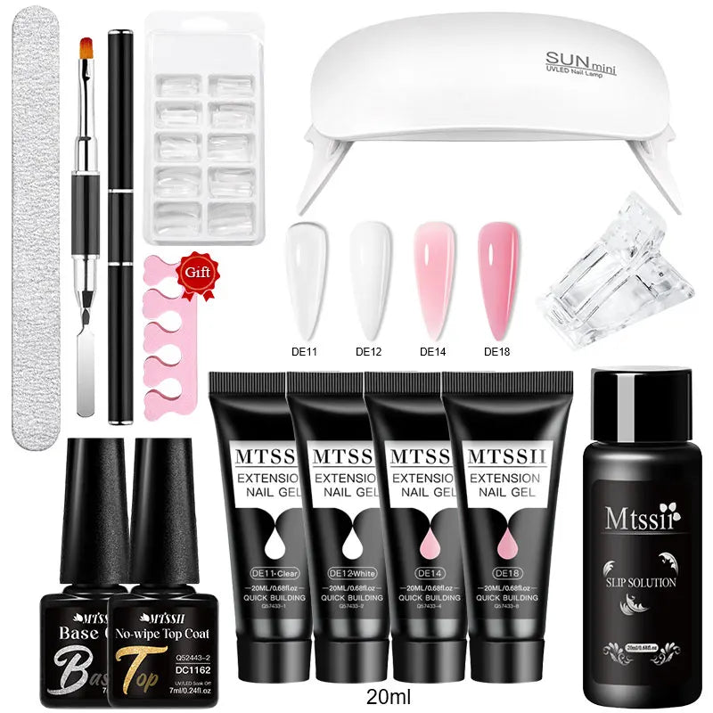 20m Premium Nail Extension Gel Set nail kits Luxurious Weddings