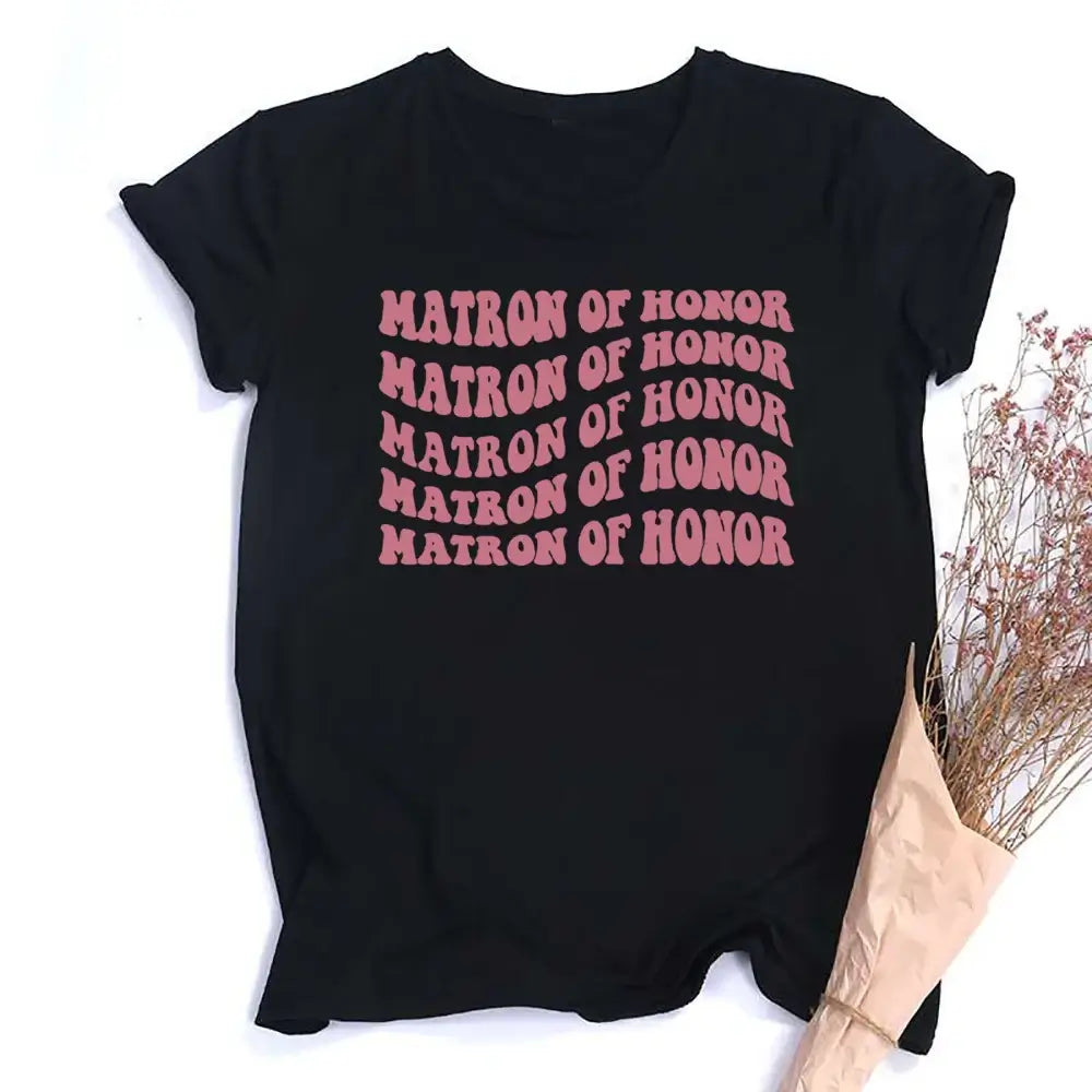 Team Bride Floral Short Sleeve T-Shirt T-Shirts Luxurious Weddings