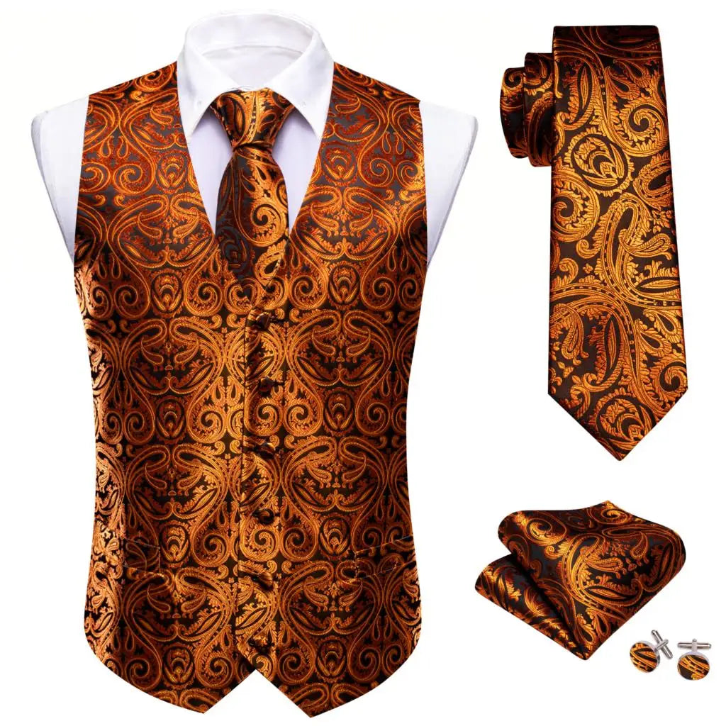 Men's Luxury Waistcoat Set Waistcoats Luxurious Weddings