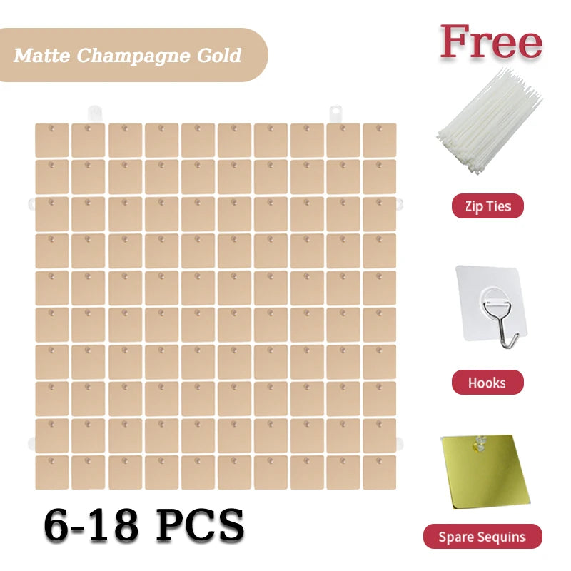 Golden Sequin Panels Backdrops Photography Backgrounds Luxurious Weddings