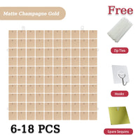 Golden Sequin Panels Backdrops Photography Backgrounds Luxurious Weddings