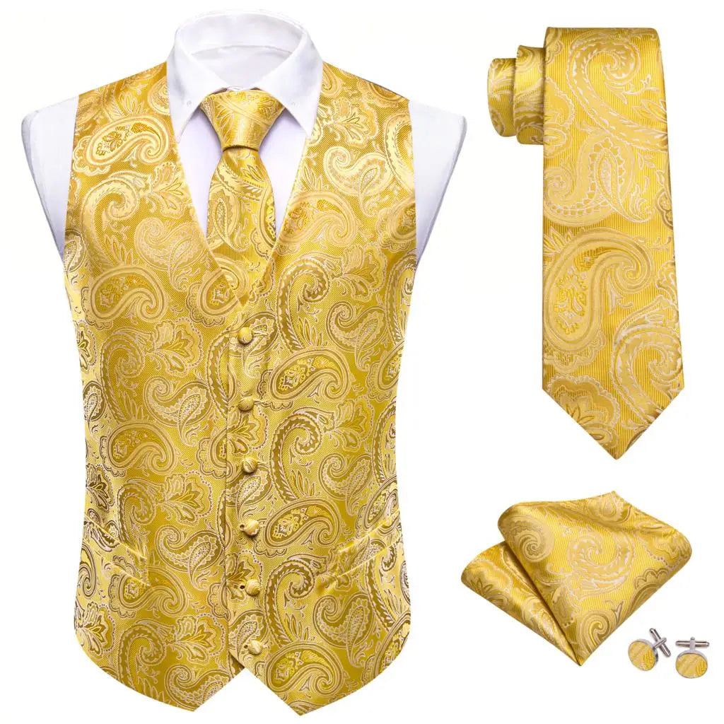Men's Luxury Waistcoat Set Waistcoats Luxurious Weddings
