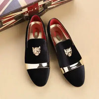 il Leone - Italian Style Red bottom Leather Loafers for Men slippers Luxurious Weddings