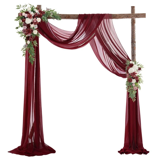 Wedding Arch Drape Chiffon Fabric Draping Wedding Arch Draping Luxurious Weddings
