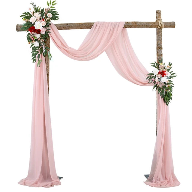 Wedding Arch Drape Chiffon Fabric Draping Wedding Arch Draping Luxurious Weddings