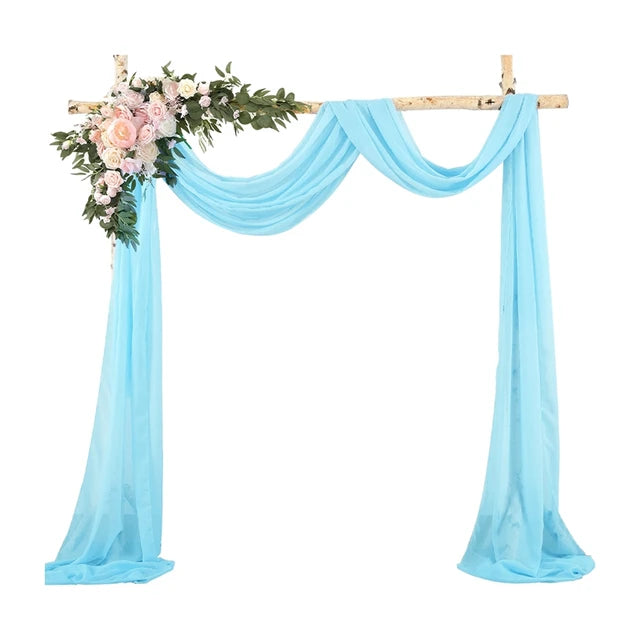 Wedding Arch Drape Chiffon Fabric Draping Wedding Arch Draping Luxurious Weddings