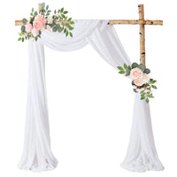 Wedding Arch Drape Chiffon Fabric Draping Wedding Arch Draping Luxurious Weddings