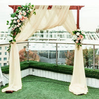Wedding Arch Drape Chiffon Fabric Draping Wedding Arch Draping Luxurious Weddings