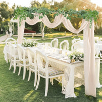 Wedding Arch Drape Chiffon Fabric Draping Wedding Arch Draping Luxurious Weddings
