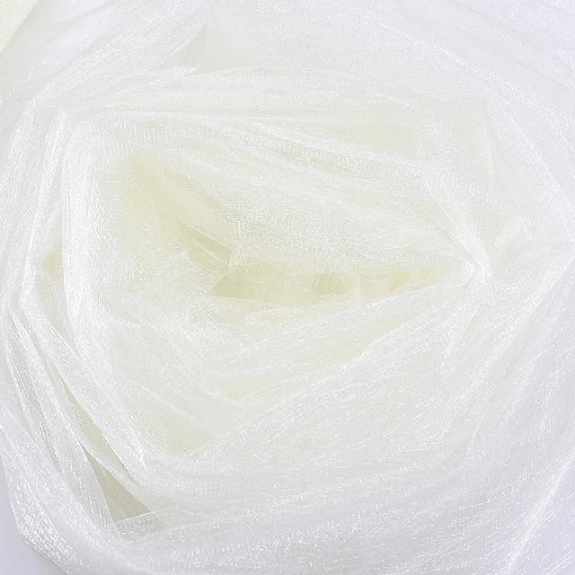 Wedding Organza Roll Sheer Crystal Tulle Fabric Wedding Draping Luxurious Weddings