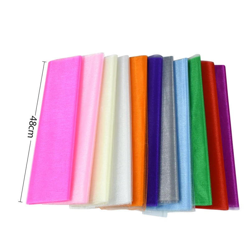 Wedding Organza Roll Sheer Crystal Tulle Fabric Wedding Draping Luxurious Weddings