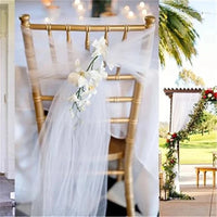 Wedding Organza Roll Sheer Crystal Tulle Fabric Wedding Draping Luxurious Weddings