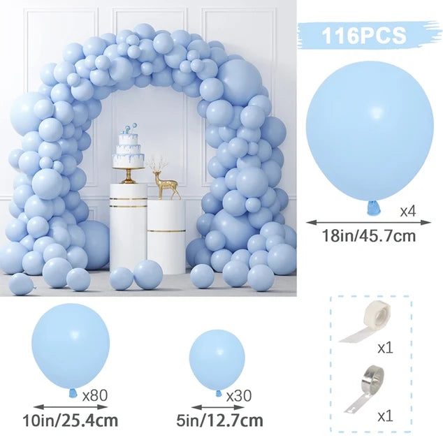 White Gold Balloon Garland Arch Kit Balloon Garlands Luxurious Weddings