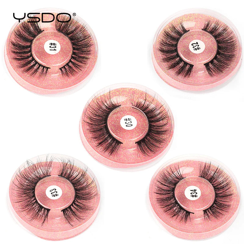Maquiagem Eyelashes 4/10/20/50/100PCS 3D Mink Lashes Set Natural False Eyelashes False Eyelashes Luxurious Weddings