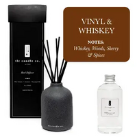 Reed Diffuser - Vinyl & Whiskey candle set Luxurious Weddings