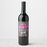 Bachelorette Party Wine Labels Wine Labels Luxurious Weddings