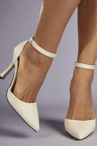 Point Toe Stiletto Pumps Bridal Shoes Luxurious Weddings