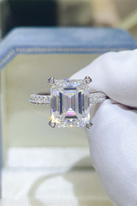 5 Carat Moissanite 925 Sterling Silver Ring Jewelry Luxurious Weddings