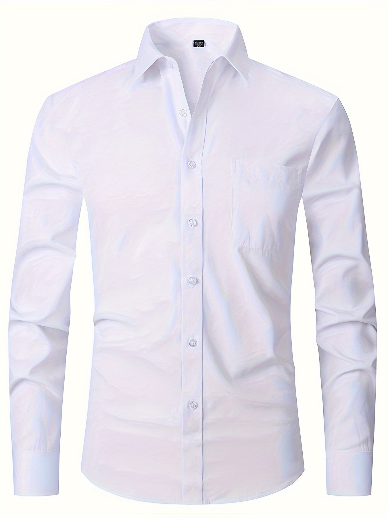 Men's Formal Business Shirts with Long Sleeves - Spring/Fall Collection Men's Formal Shirts Luxurious Weddings