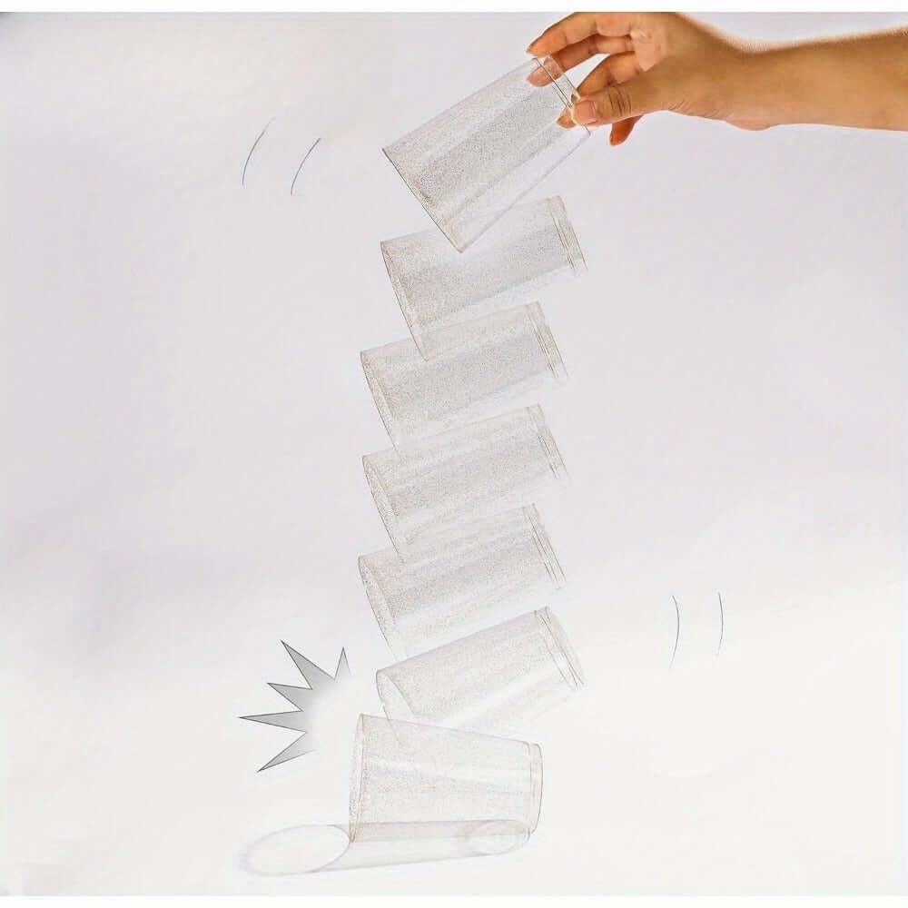 100 Disposable Plastic Champagne Glasses for Events Cups Luxurious Weddings