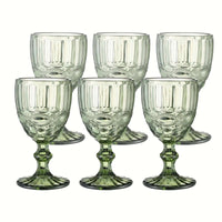 6pcs Vintage Snake Pattern Wine Glass Set wine glass Luxurious Weddings