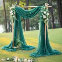 Green Silk Draping Silks Luxurious Weddings