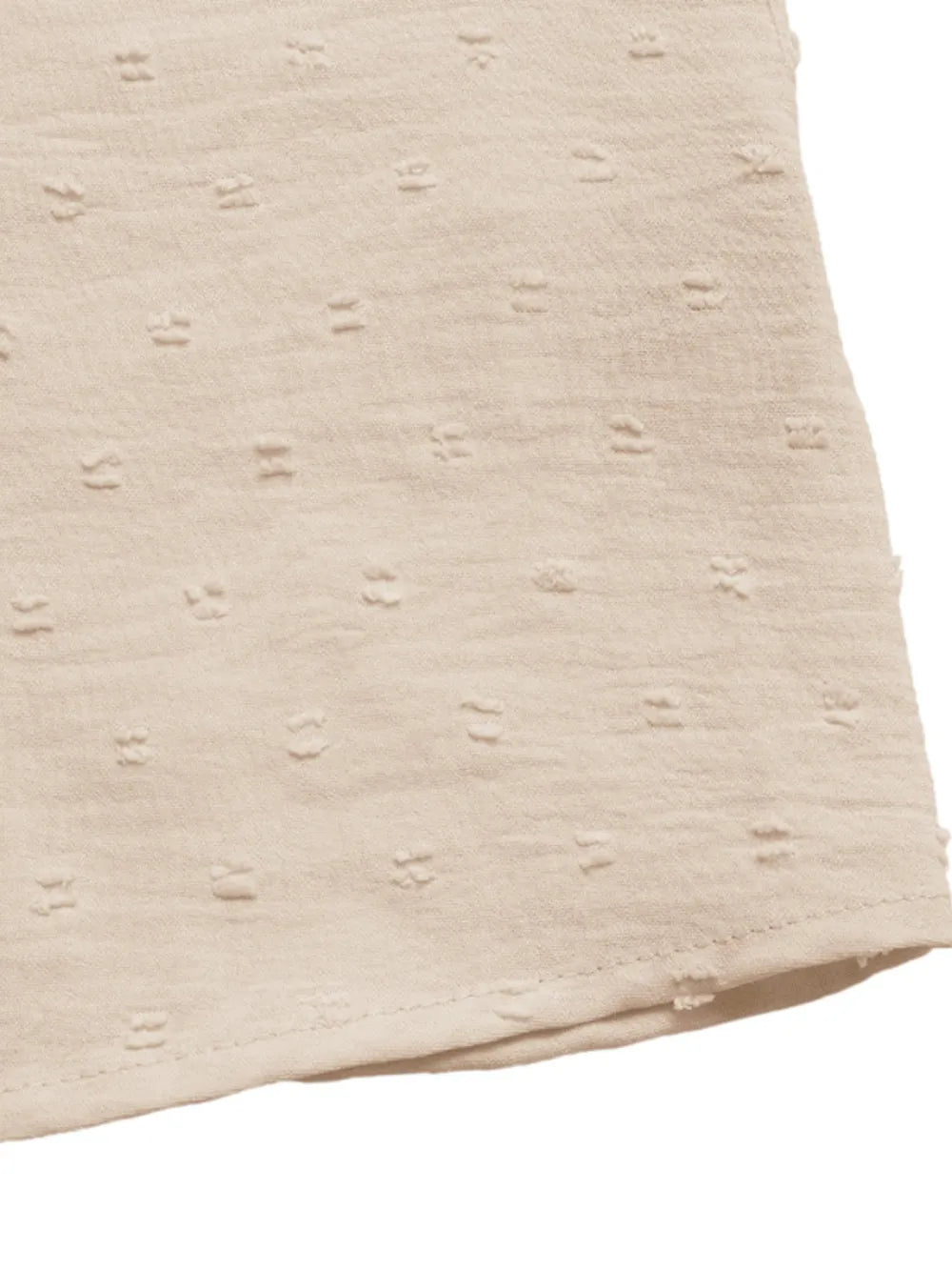 Swiss Dot Cutout Button Down Shirt Blouses Luxurious Weddings