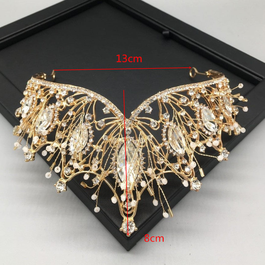Wedding Crown Baroque Bride Princess Tiara Luxurious Weddings