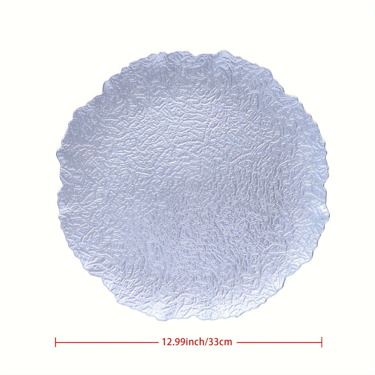 50 Silvery Charger Plates for Elegant Dining tableware Luxurious Weddings