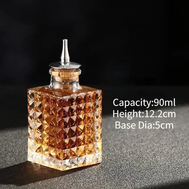 Cocktail Bitters Bottle Vintage Glass decanters Luxurious Weddings