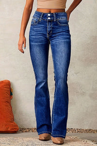 Cat Whisker Washed Bootcut Jeans Jeans Luxurious Weddings