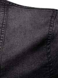 Men's Button Down Collared Neck Denim Shirt Men's Shirts Luxurious Weddings