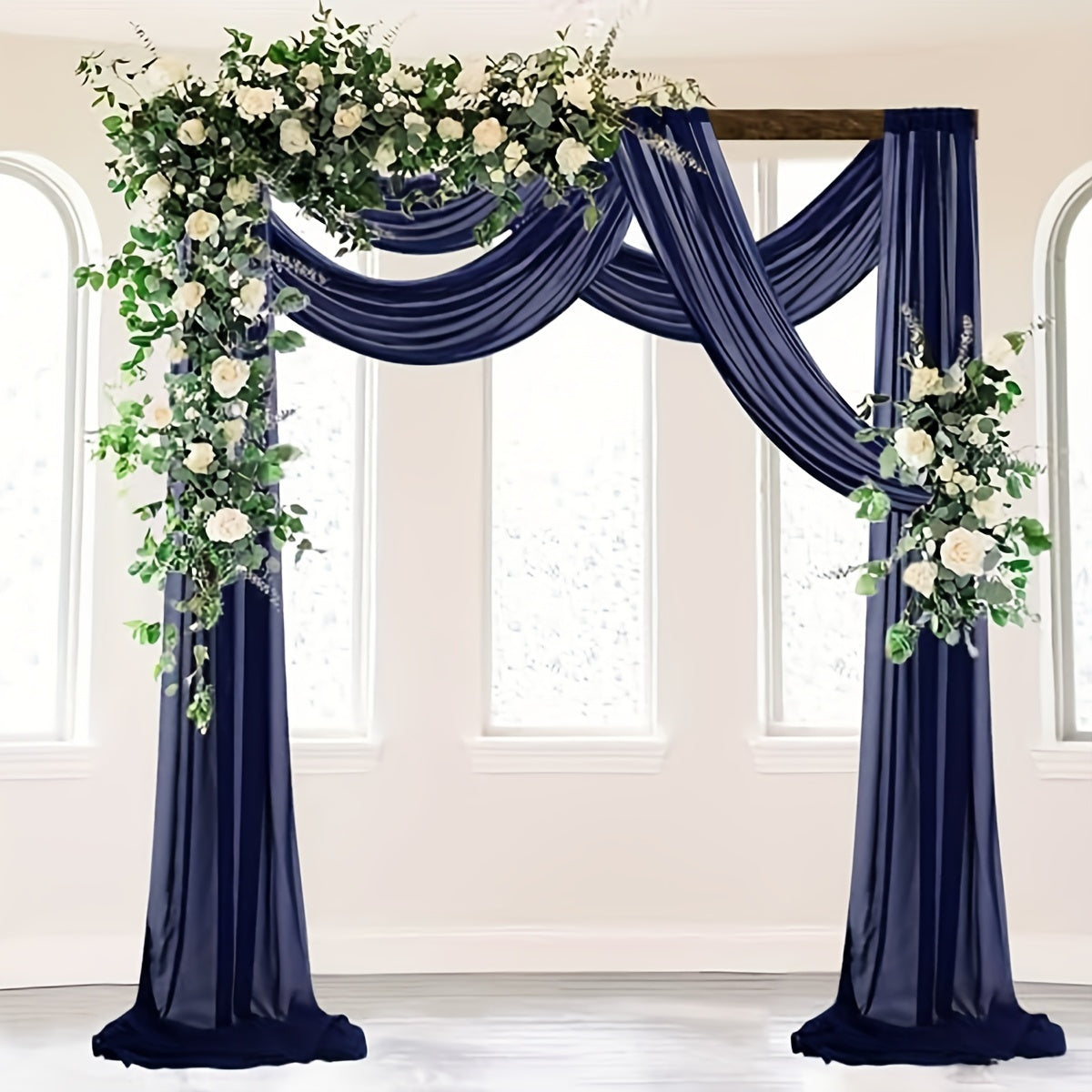 Green Silk Draping Silks Luxurious Weddings