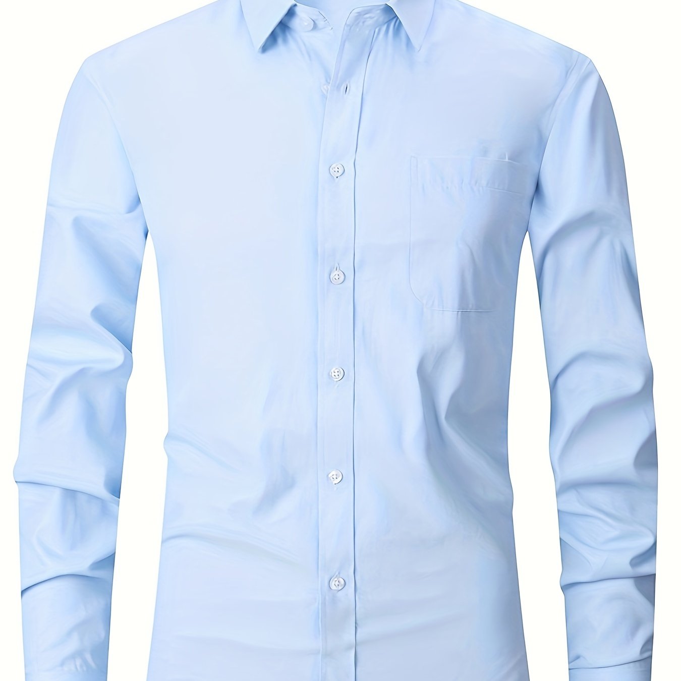 Men's Formal Business Shirts with Long Sleeves - Spring/Fall Collection Men's Formal Shirts Luxurious Weddings