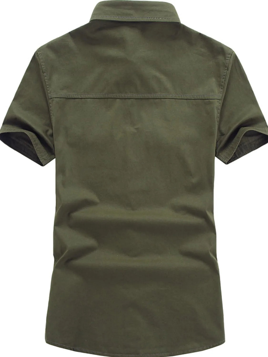 Men's Plus Size Embroidered Collared Neck Short Sleeve Shirt Shirts & polos Luxurious Weddings