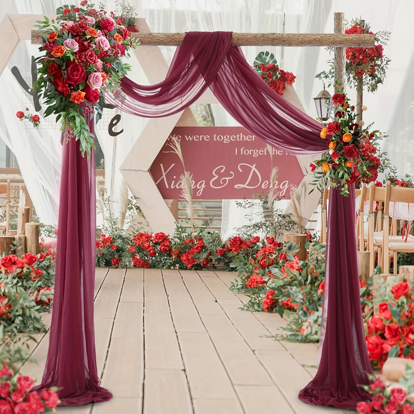 Green Silk Draping Silks Luxurious Weddings