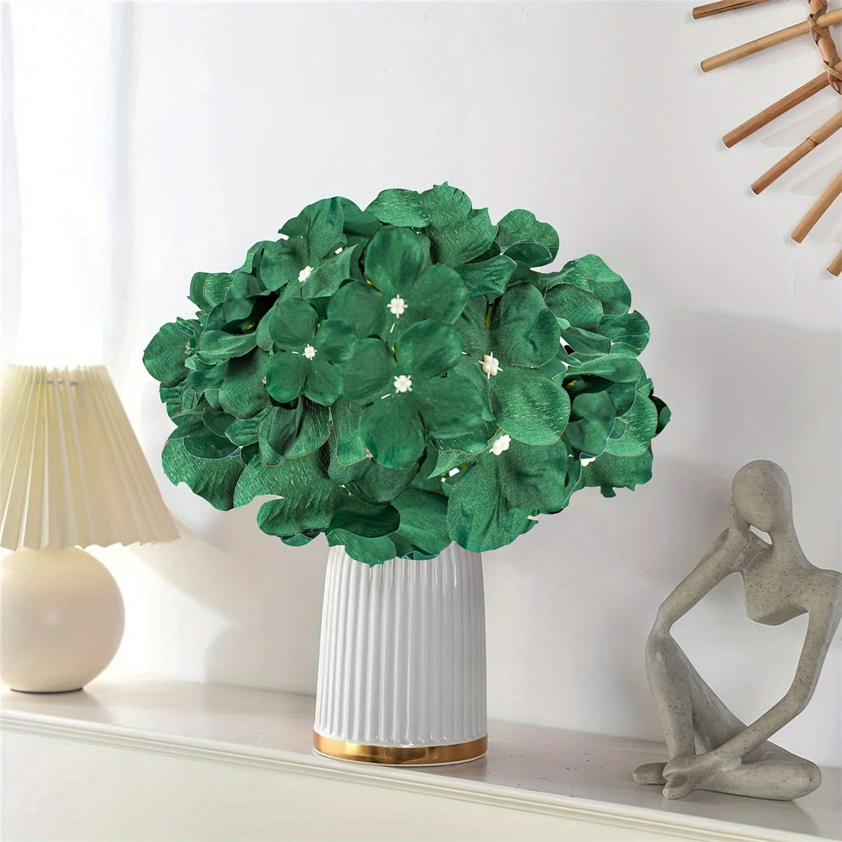 Bulk Wedding Floral Pack | Green artificial Hydrangeas Luxurious Weddings