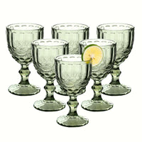 6pcs Vintage Snake Pattern Wine Glass Set wine glass Luxurious Weddings