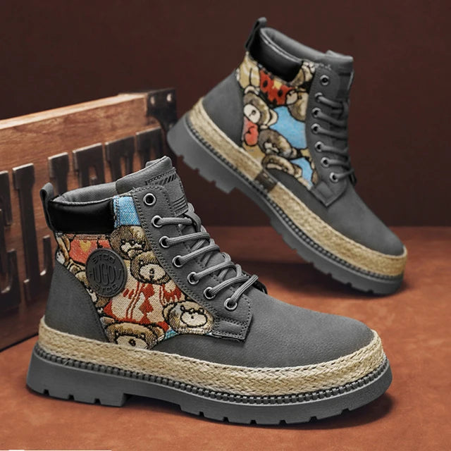 Mens Boots Winter Shoes Leather boots Luxurious Weddings