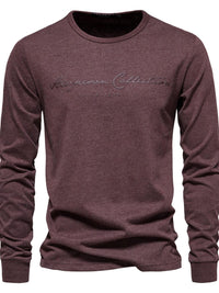 Men's Round Neck Letter Graphic T-Shirt Men's Tshirts Luxurious Weddings