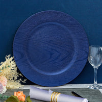 24pcs Dark Blue Elegant Charger Plates Set Charger Plates Luxurious Weddings