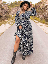Plus Size Long Sleeve Maxi Dress Plus size dress Luxurious Weddings