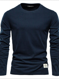 Men's Round Neck Long Sleeve T-Shirt Men's Tshirts Luxurious Weddings